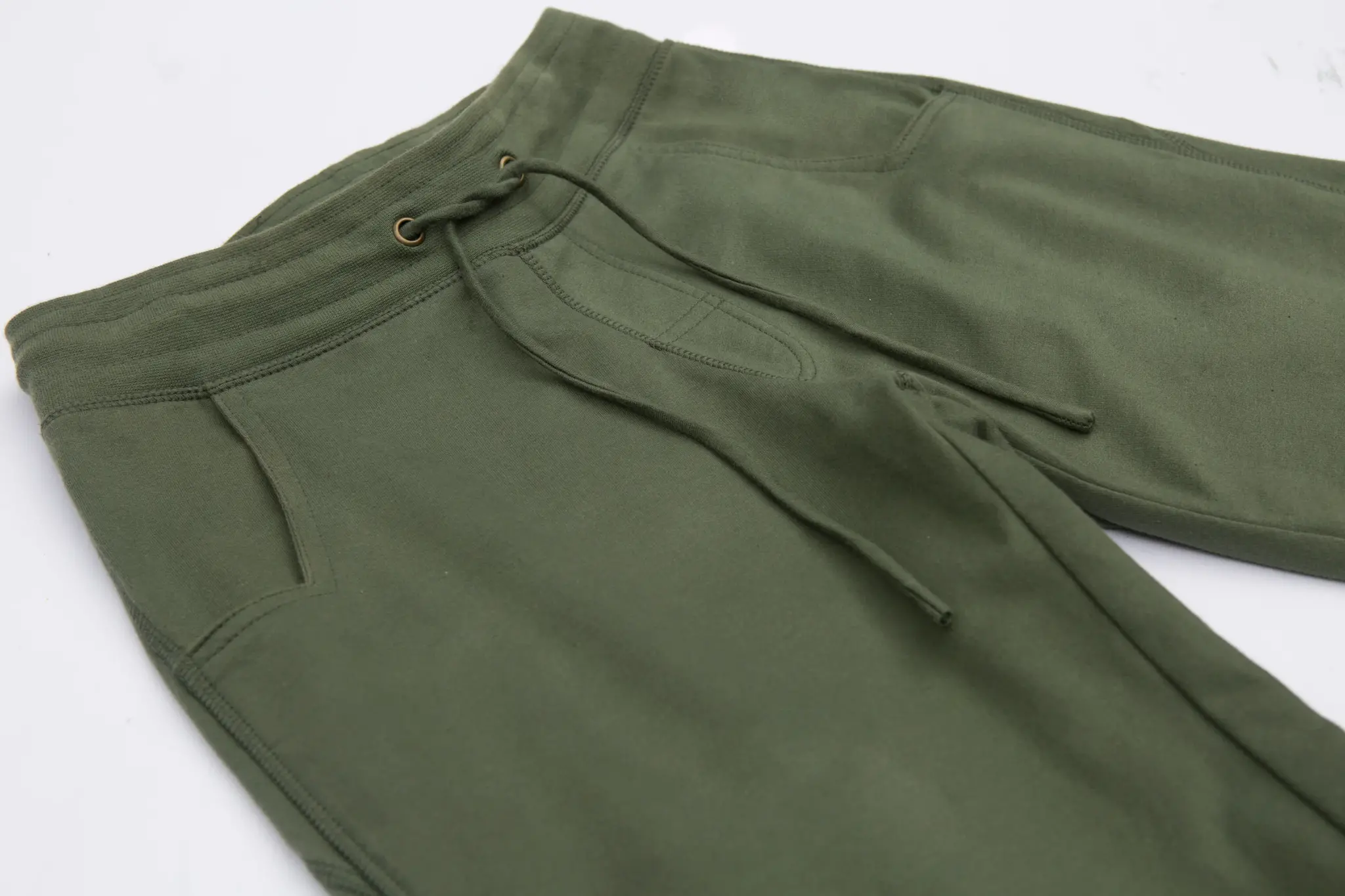 Funky Simplicity Mens Training Pants 'Normal Leg' - Olive-4