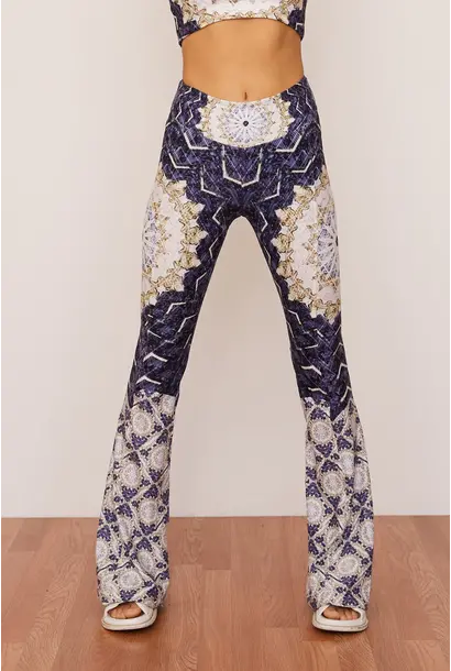 Wolves Flared Pants 'Normal Leg' - Reverie