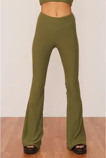 Wolves Schlaghose 'Normal Leg' - Eukalyptus