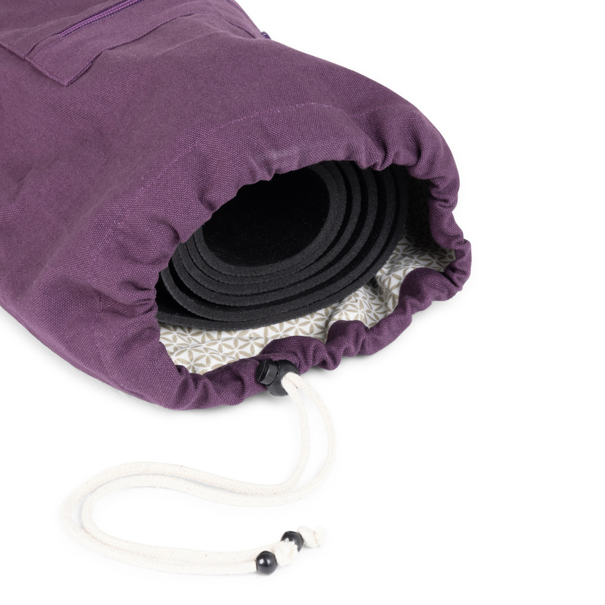Yogisha Drawstring Yoga Bag - Purple-2