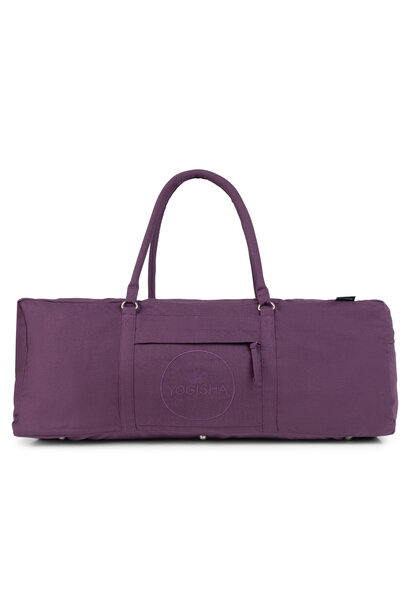 Yogisha Large Yoga Bag with Short Handles - Purple