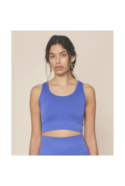 Moonchild Seamless Crop Top - Indigo