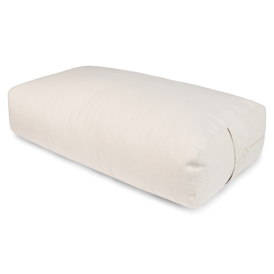 Yogisha Yoga Bolster Rechthoekig Kapok - Ecru-1