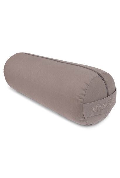 Yogisha Yoga Bolster Rund Kapok – Taupe