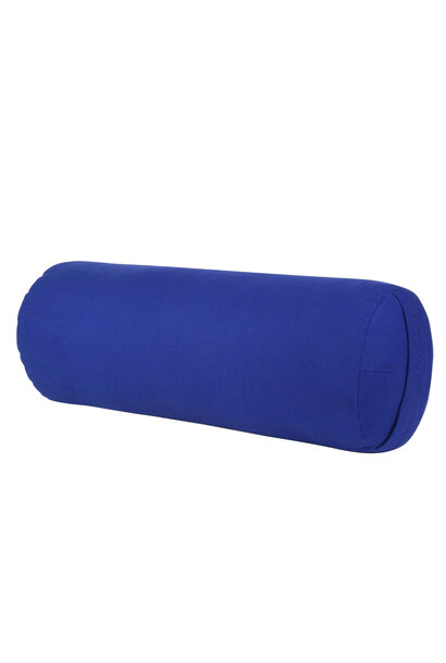 Yogisha Rundes Kapok-Yoga-Bolster - Blau