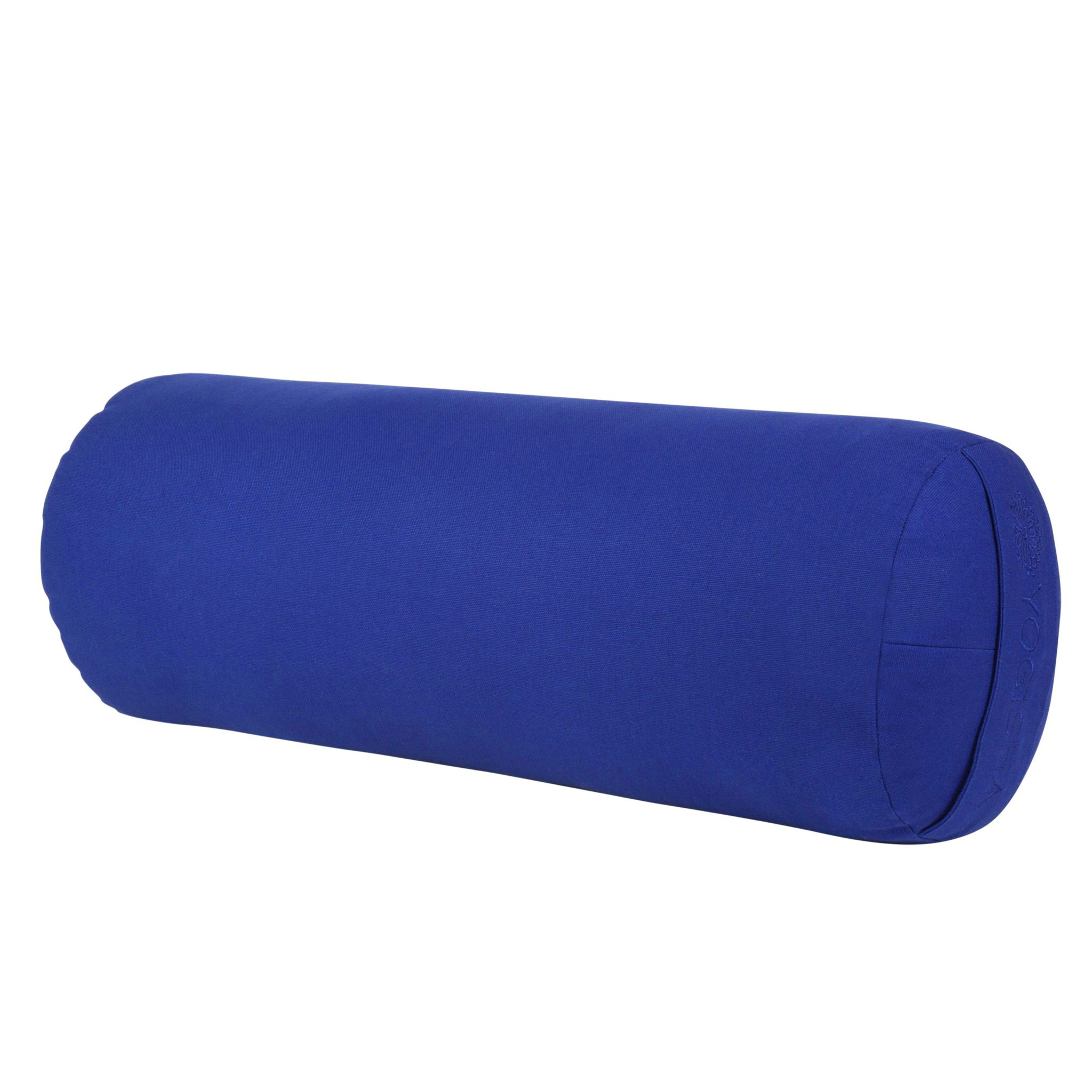 Yogisha Yoga Bolster Round Kapok – Blau-1