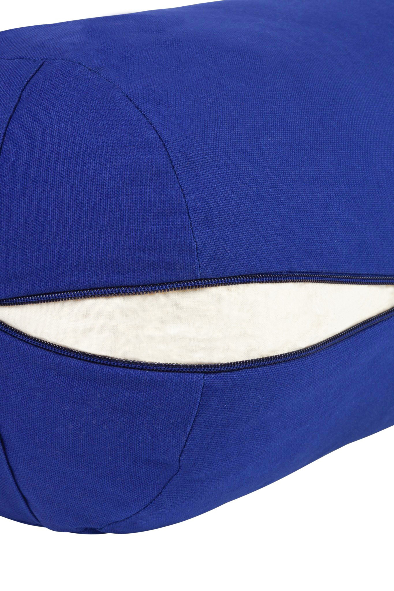 Yogisha Yoga Bolster Round Kapok – Blau-2