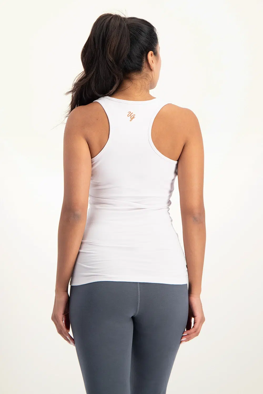 Urban Goddess Namaste Core Yoga Tank - Mushroom-2