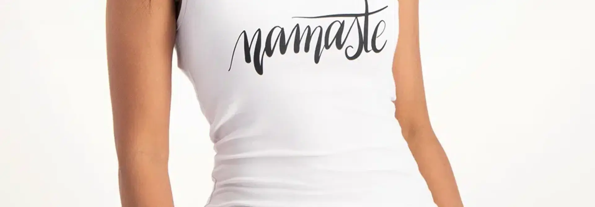 Urban Goddess Namaste Core Yoga Tank - Mushroom