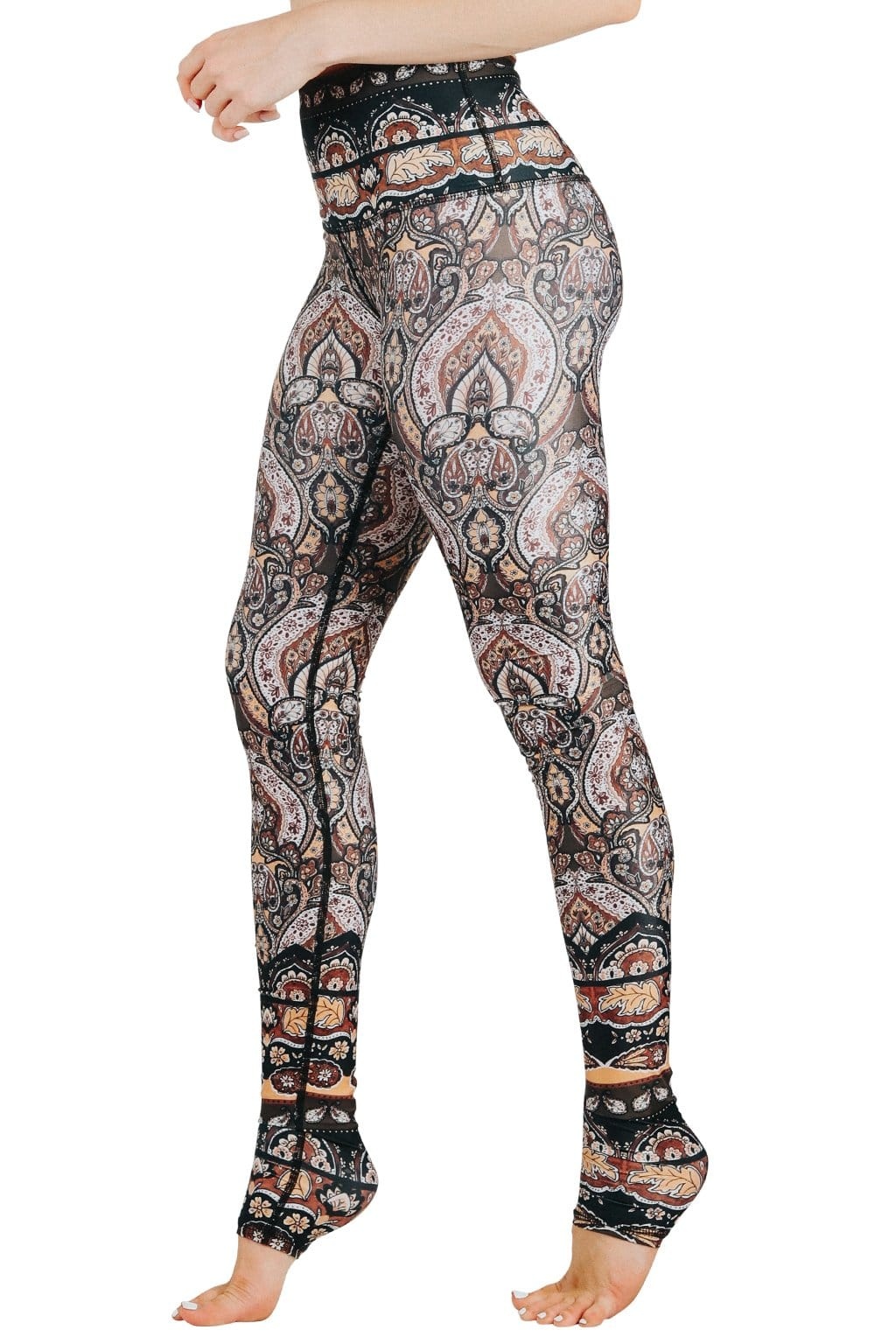 Yoga Democracy Yoga-Leggings „Long Leg“ – Espresso Yourself-4