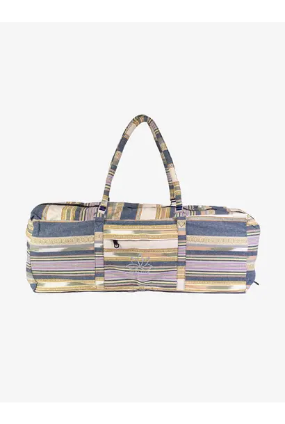 Yoga Kit Bag Deluxe - Blue Stripes