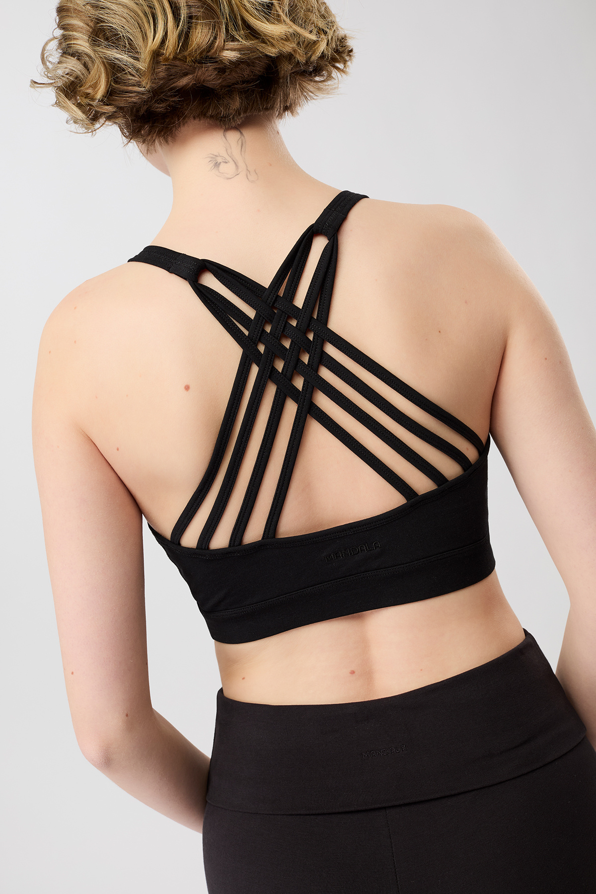 Mandala Infinity Bra - Black-1