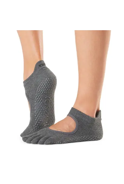 Toesox Yoga Sokken Bellarina Dichte Tenen - Charcoal