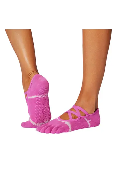 Toesox Yoga Socks Elle Closed Toes - Paradise