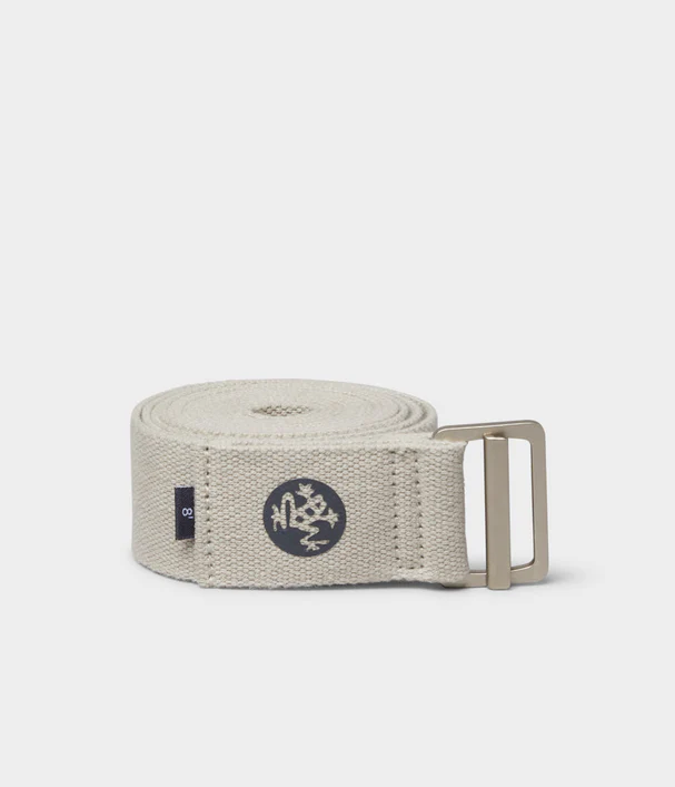 Manduka Align Yoga Belt 244cm - Linen-1