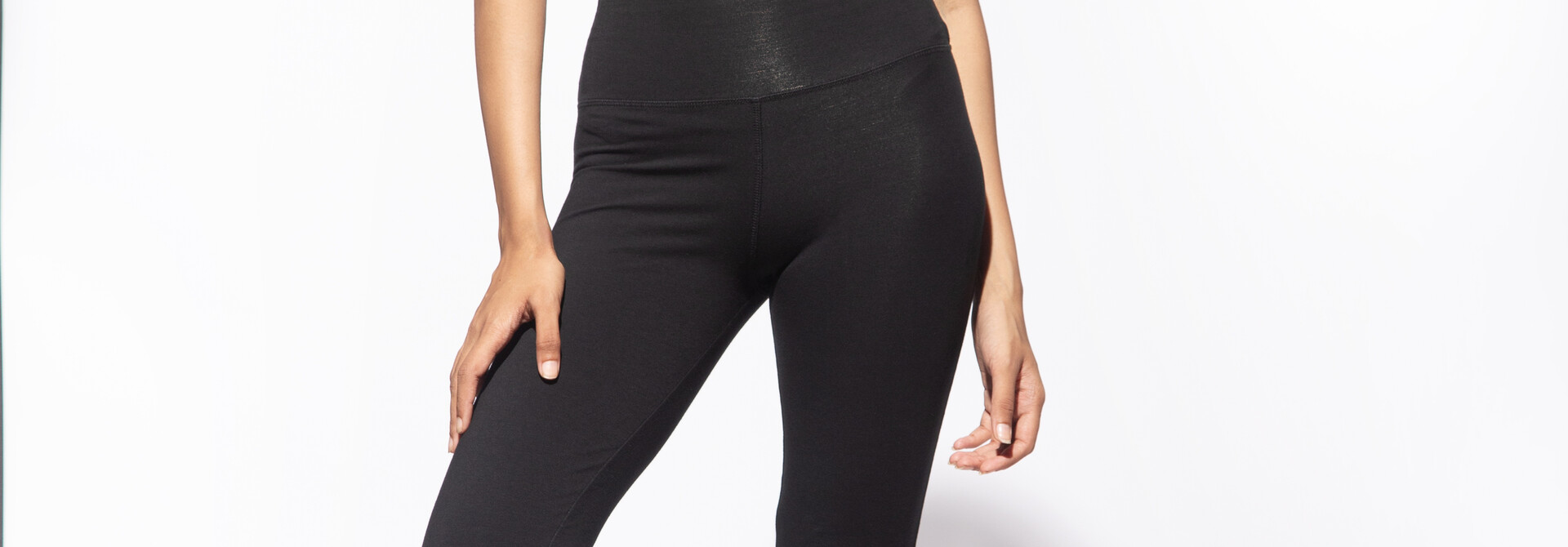 Funky Simplicity High Waist Flares 'Normal Leg' - Black