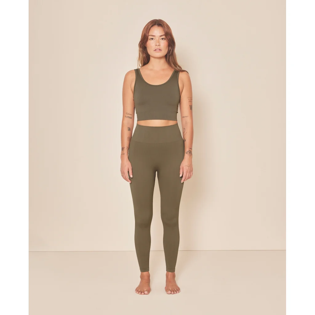 Moonchild Seamless Legging - Olive-2