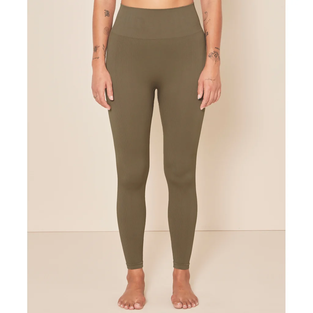 Moonchild Seamless Legging - Olive-1
