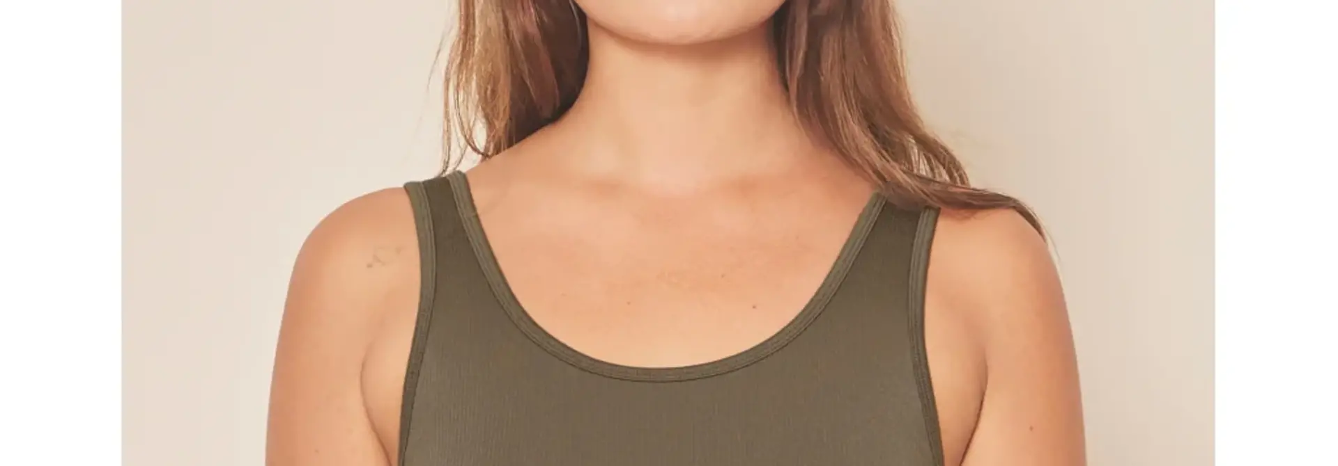 Moonchild Yoga Wear Seamless Crop Top - Olive