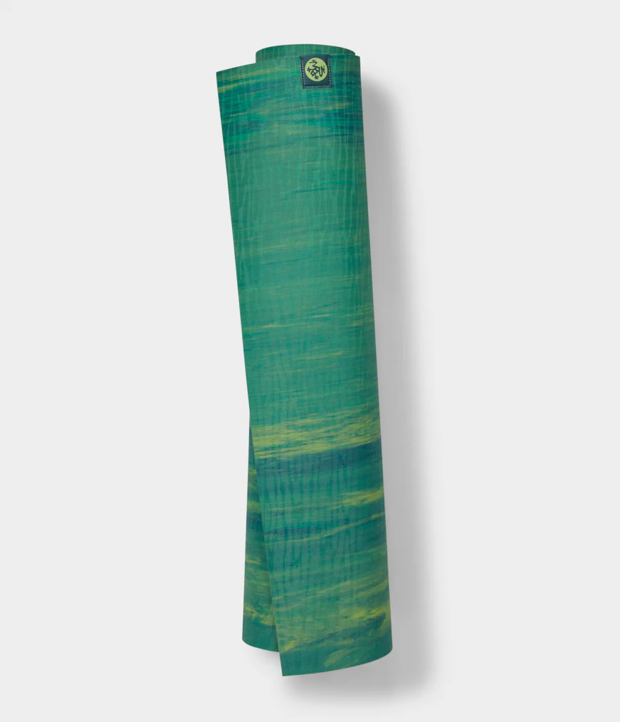 Manduka eKO Yoga Mat - Glenn Green Marble-2