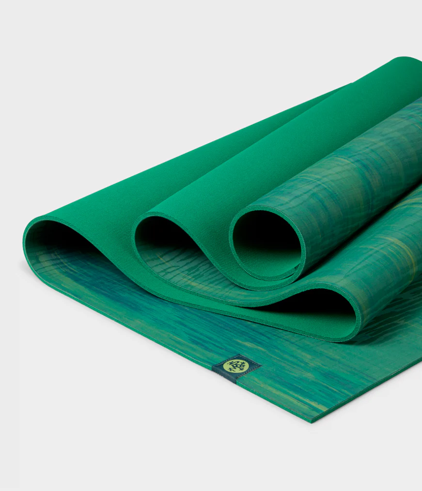 Manduka eKO Yoga Mat - Glenn Green Marble-1
