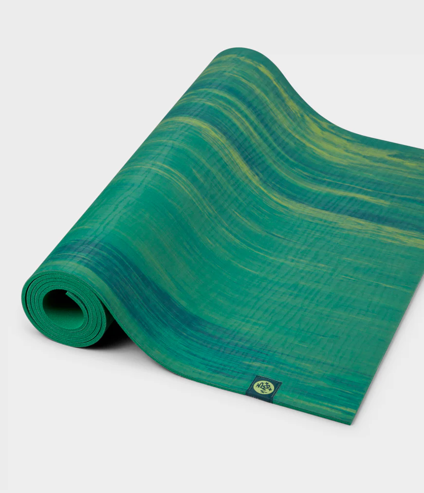 Manduka eKO Yoga Mat - Glenn Green Marble-4
