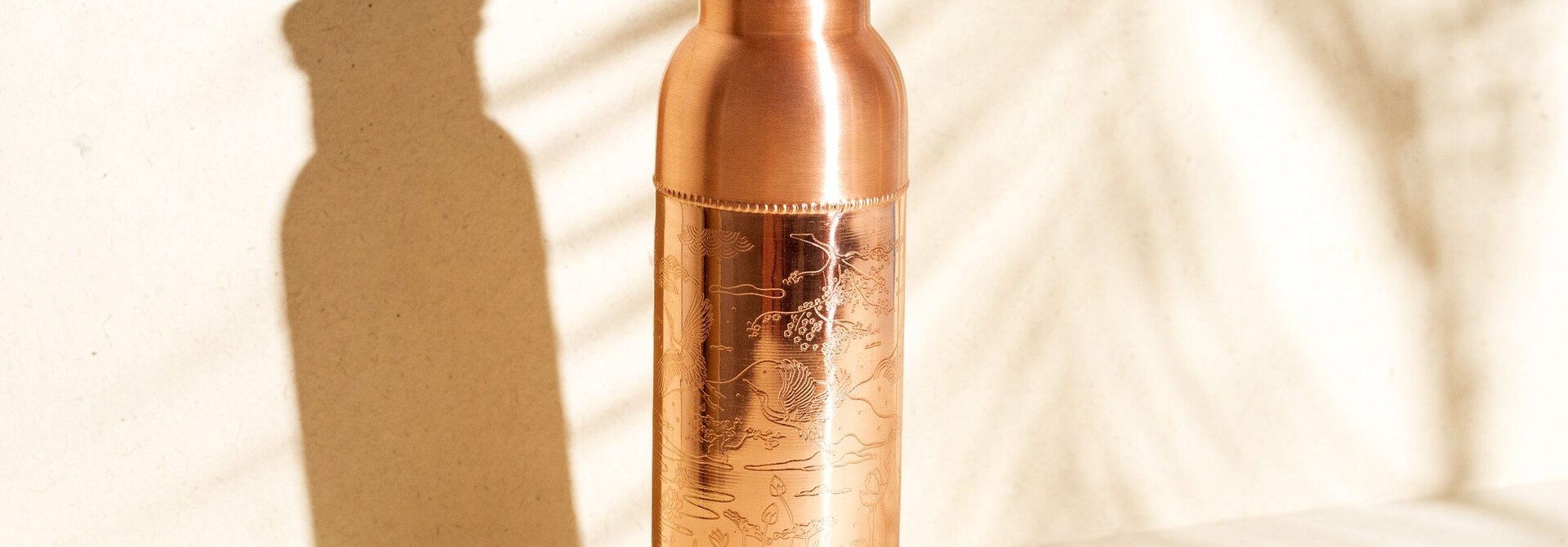 Forrest & Love Koperen Drinkfles 600ml - Paradise