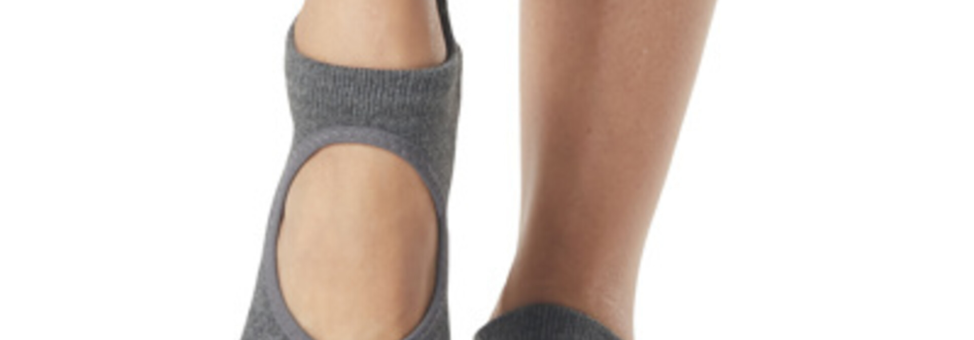 Toesox Yoga Sokken Bellarina Open Tenen - Charcoal