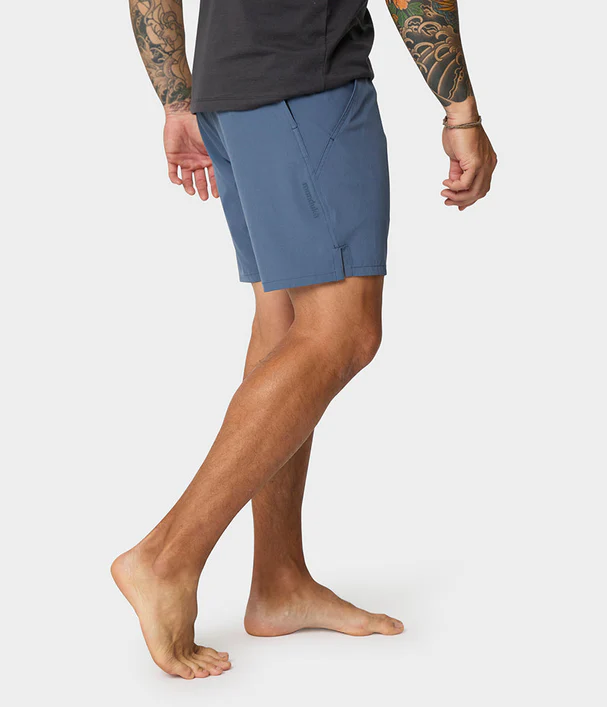 Manduka Tenzin Short - Vintage Indigo-3