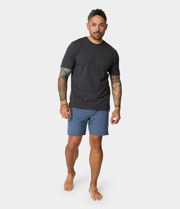 Manduka Tenzin Short - Vintage Indigo-7