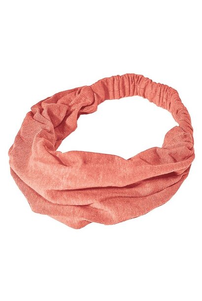 Hanf-Stirnband - Pfirsich