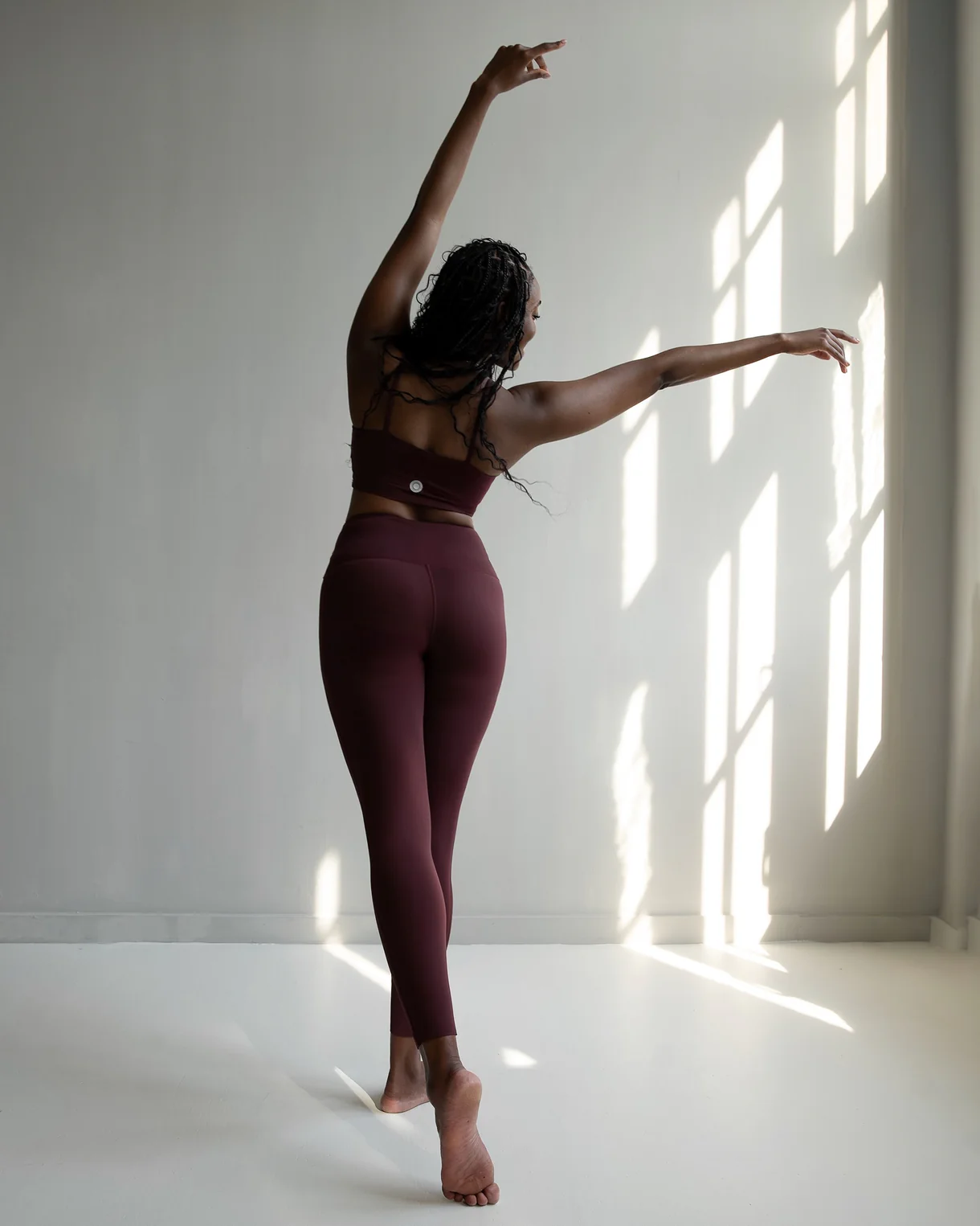 Spica Luna Legging - Burgundy-3