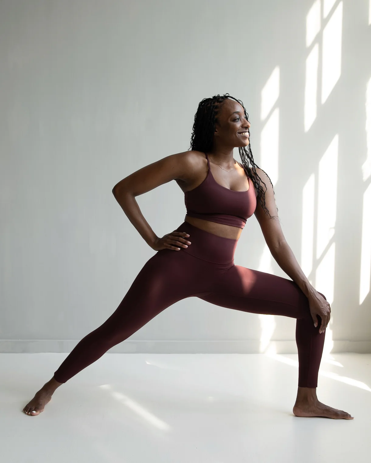 Spica Luna Legging - Burgundy-4