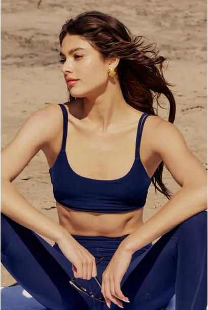 Wolves Double Strap Bra - Sapphire