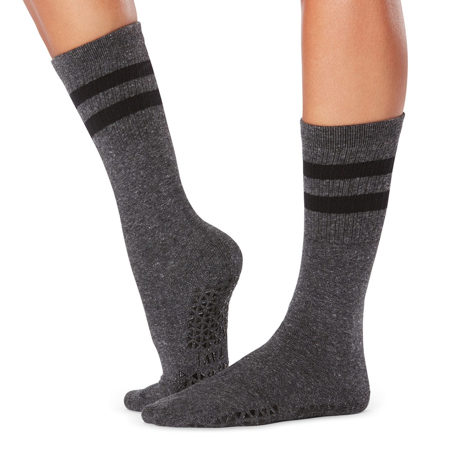 Tavi Noir Pilates Sokken Kai - Charcoal-1