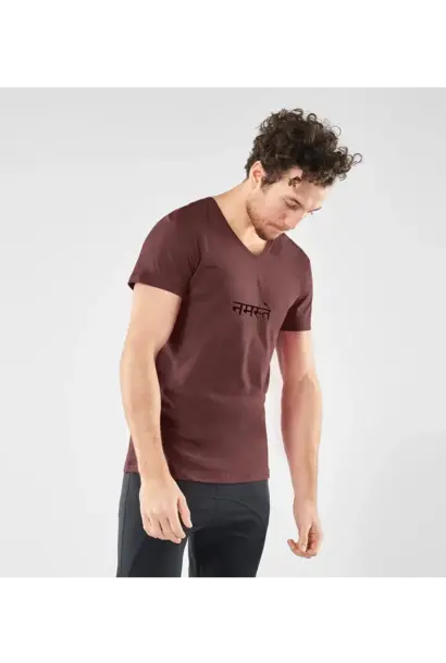 Renegade Guru Namaste T-Shirt – Kastanienbraun