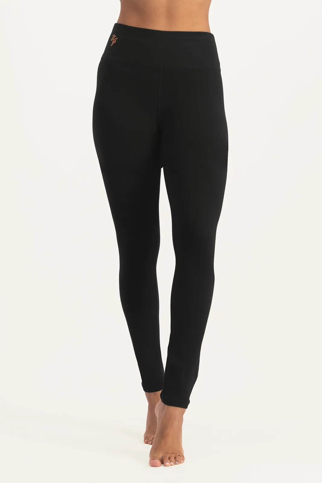 Urban Goddess Bhaktified Yoga Legging - Onyx Black-3
