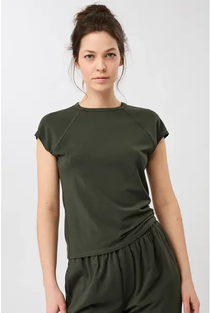 Mandala Slim Fit T-Shirt - Dark Olive