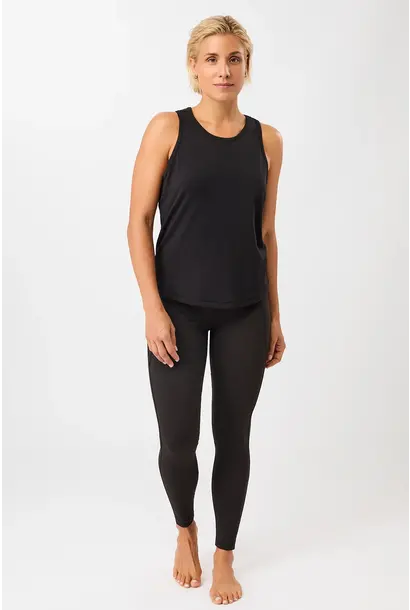 Mandala Racerback Top - Black