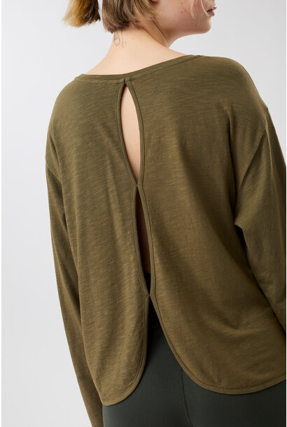 Mandala Open Back Longsleeve - Emerald