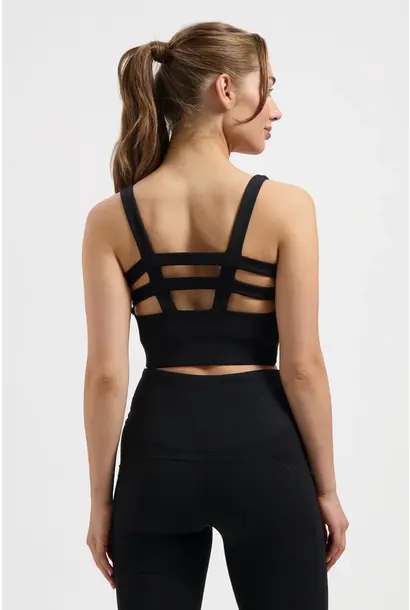 Urban Goddess Mandala Bra - Onyx Black