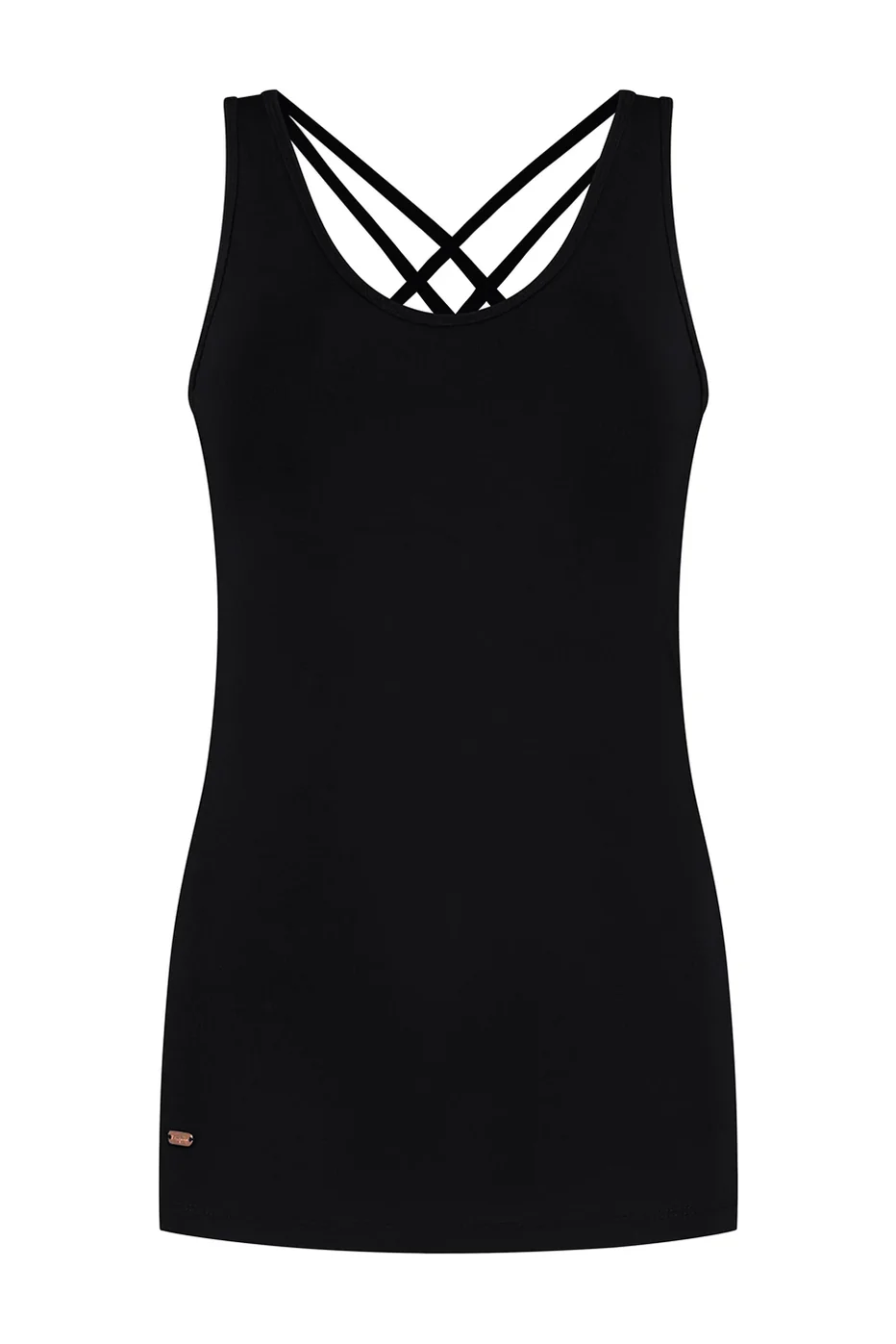 Urban Goddess Lyrais Tank - Onyx Black-5