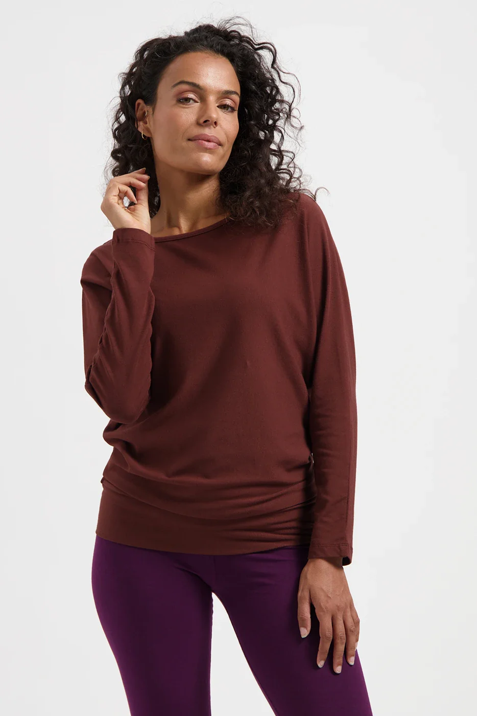 Urban Goddess Budhi Longsleeve - Marron-1