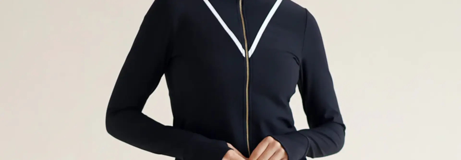 House of  Gravity Performance Rib Jacket - Black Sapphire x White Topaz