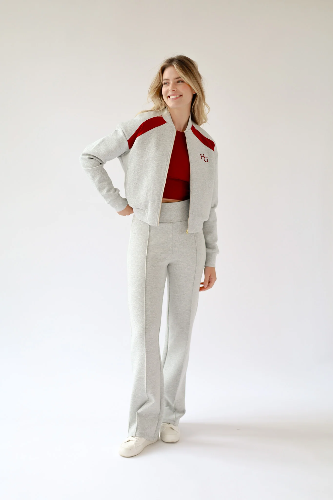 House of Gravity Tailored Trouser - Stone Melange-4