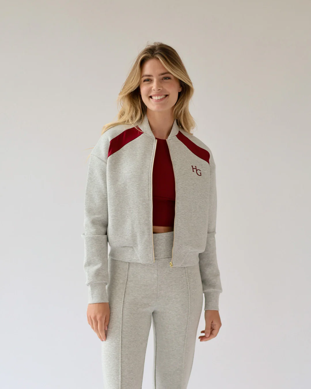 House of Gravity Classic Bomber - Stone Melange-1