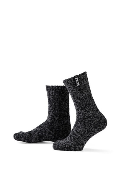 Soxs Socken Halbhoch - Dunkelgrau/Silberstern 37-41