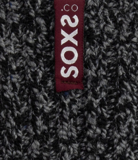 Soxs Sokken Halfhoog - Dark Grey/Windsor Wine 42-46-3