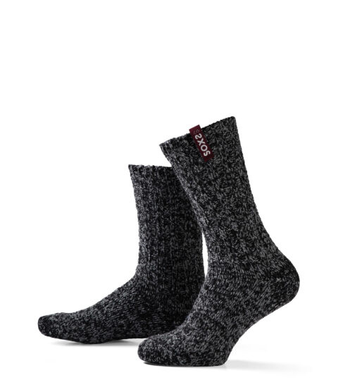 Soxs Sokken Halfhoog - Dark Grey/Windsor Wine 42-46-1