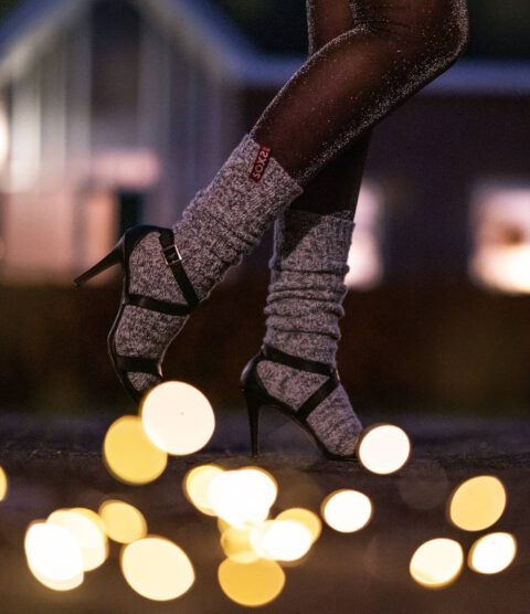 Soxs Sokken Halfhoog - Beige/Chestnut 37-41-4